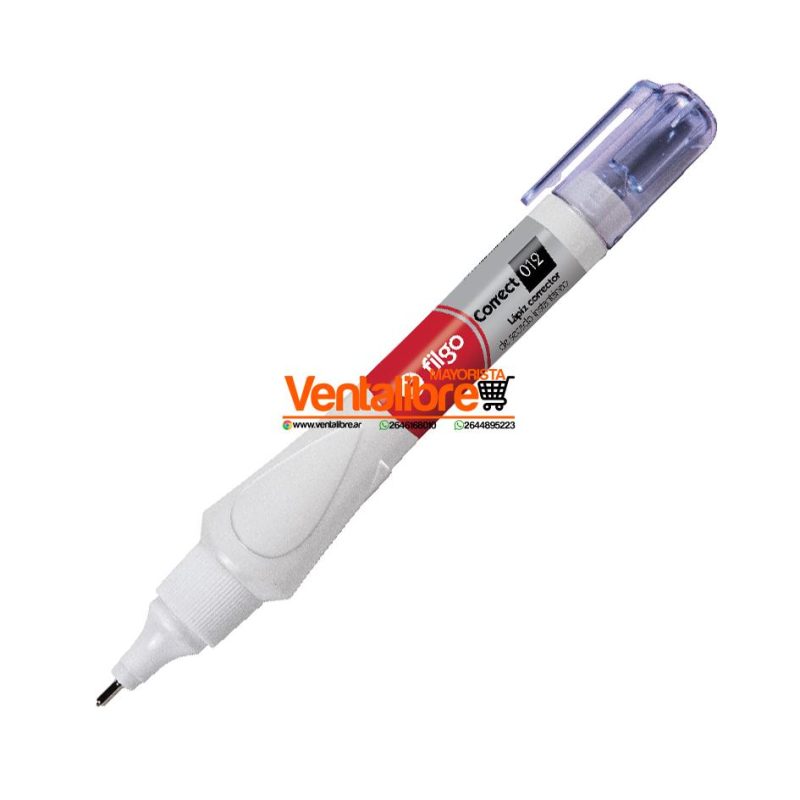 LÁPIZ CORRECTOR 7ML PUNTA METÁLICA FILGO