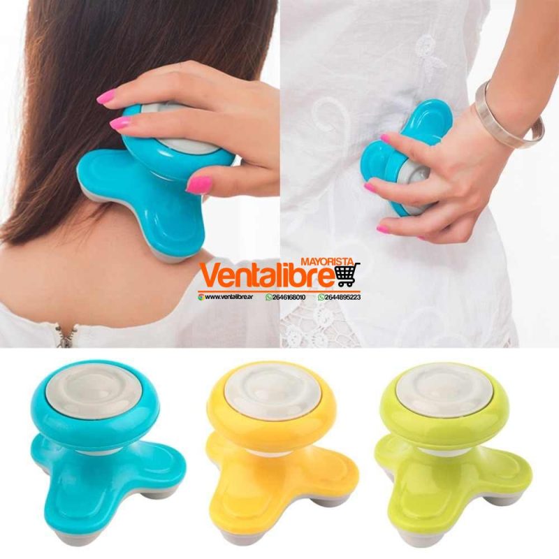 MINI MASAJEADOR PORTÁTIL USB VARIOS COLORES - Imagen 3