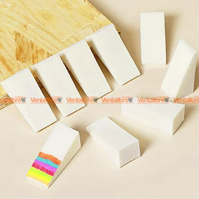 ESPONJA TRIÁNGULO X 6 UNI. PARA DIFUMINAR - Imagen 2