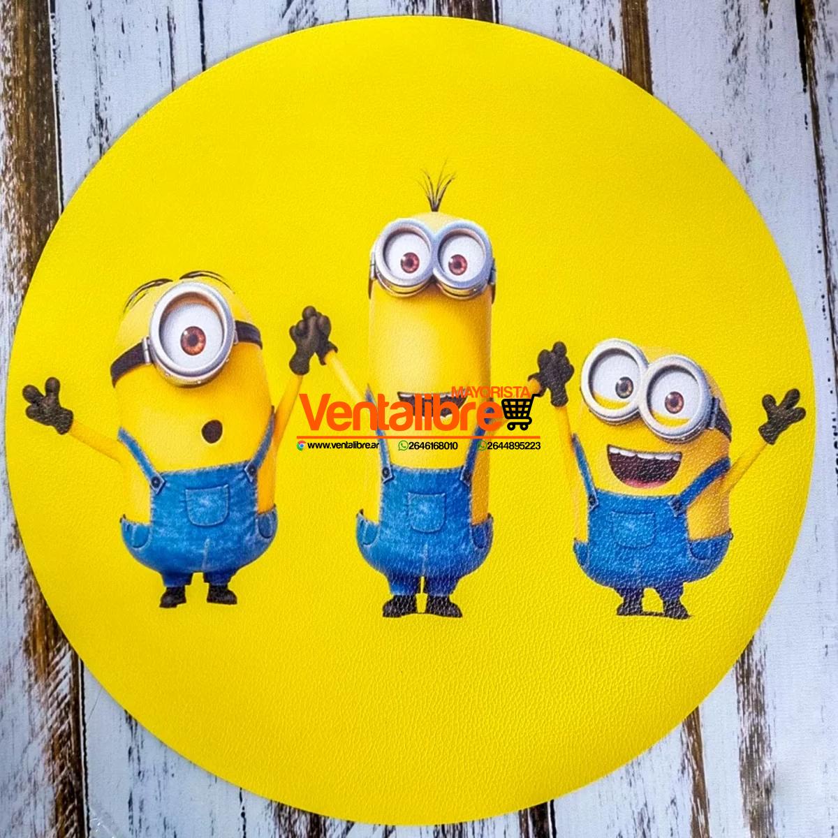 MANTEL INDIVIDUAL MINION 3 (ECOCUERO)