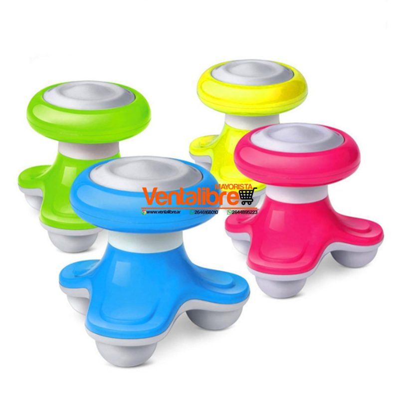MINI MASAJEADOR PORTÁTIL USB VARIOS COLORES
