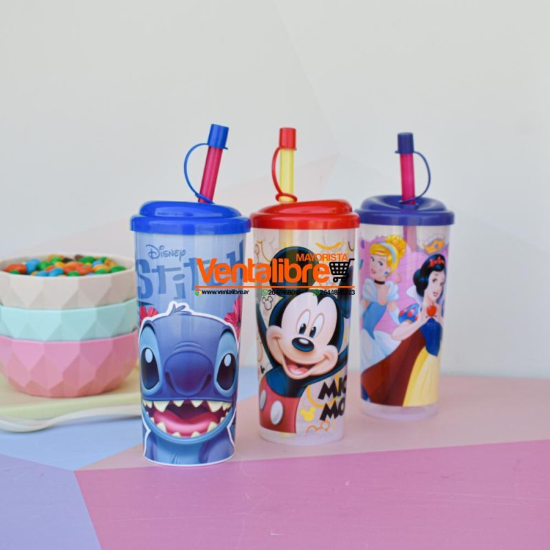 VASO CON SORBETE PERSONAJES 400 CC.