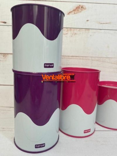 SET YERBERA Y AZUCARERA PREMIUM LATAS LITOGRAFIADAS VARIOS COLORES - Image 2