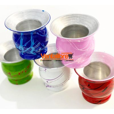 MATE DE ALUMINIO DOBLE CAPA AISLANTE COLORES SALPICADOS