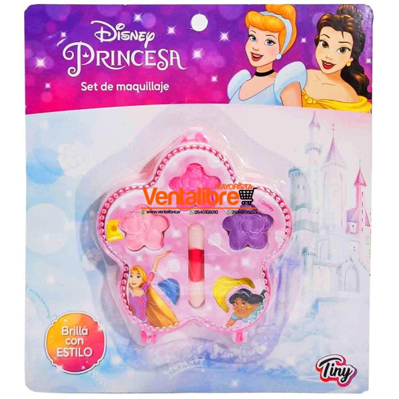 SET DE MAQUILLAJE PRINCESAS CON 3 SOMBRAS