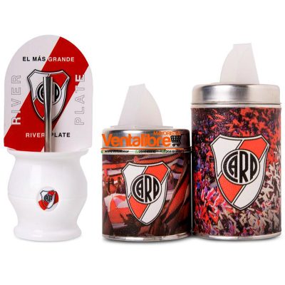 SET YERBERA + AZUCARERA + MATE LATAS LITOGRAFIADAS PREMIUM RIVER