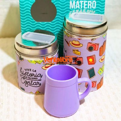 SET YERBERA Y AZUCARERA PREMIUM LATAS LITOGRAFIADAS EN CAJA DE REGALO