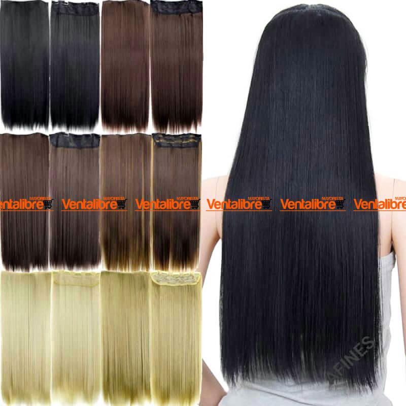 EXTENSIÓN DE PELO SINTÉTICO VARIOS COLORES