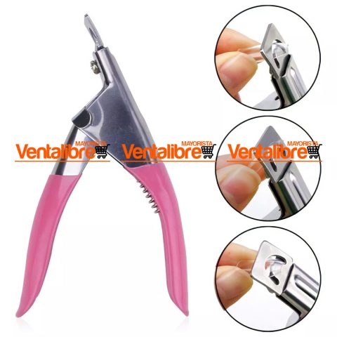 CORTA TIPS PINZA ALICATE PARA UÑAS MANICURA