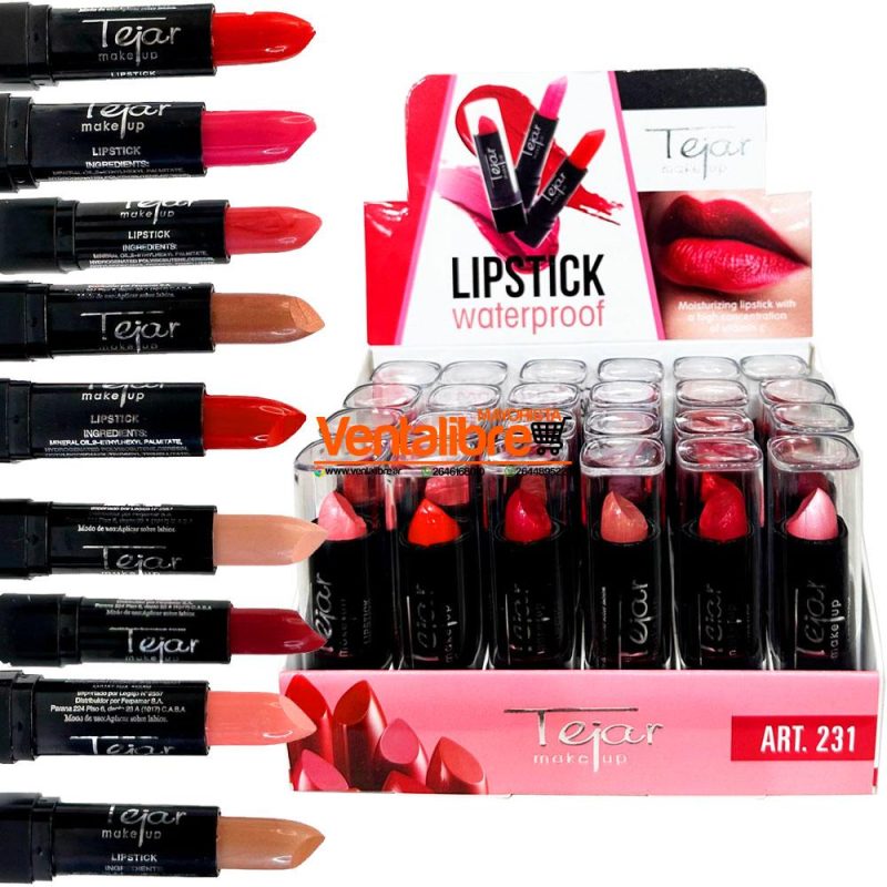 LÁPIZ LABIAL CREMOSOS Y BRILLANTE EXCELENTE PIGMENTACIÓN 24 TONOS - Imagen 2