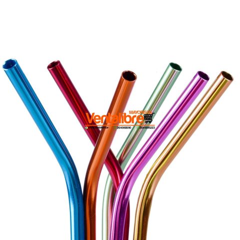 SORBETES REUTILIZABLES DE ALUMINIO ANODIZADOS PREMIUM