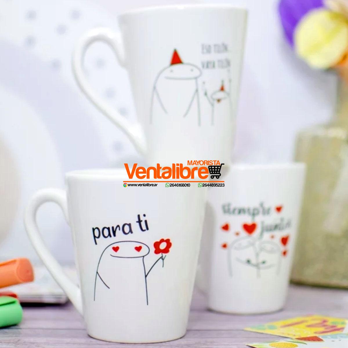 TAZA CÓNICA DE CERÁMICA PREMIUM DIA DE LA MADRE