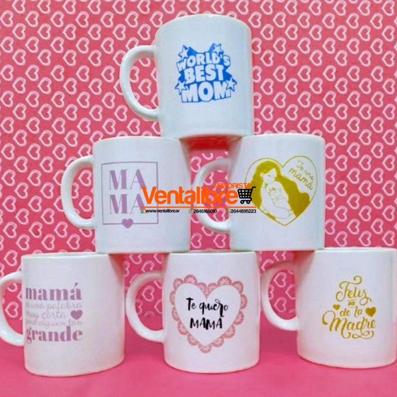 TAZA RECTA DE CERÁMICA PREMIUM DIA DE LA MADRE