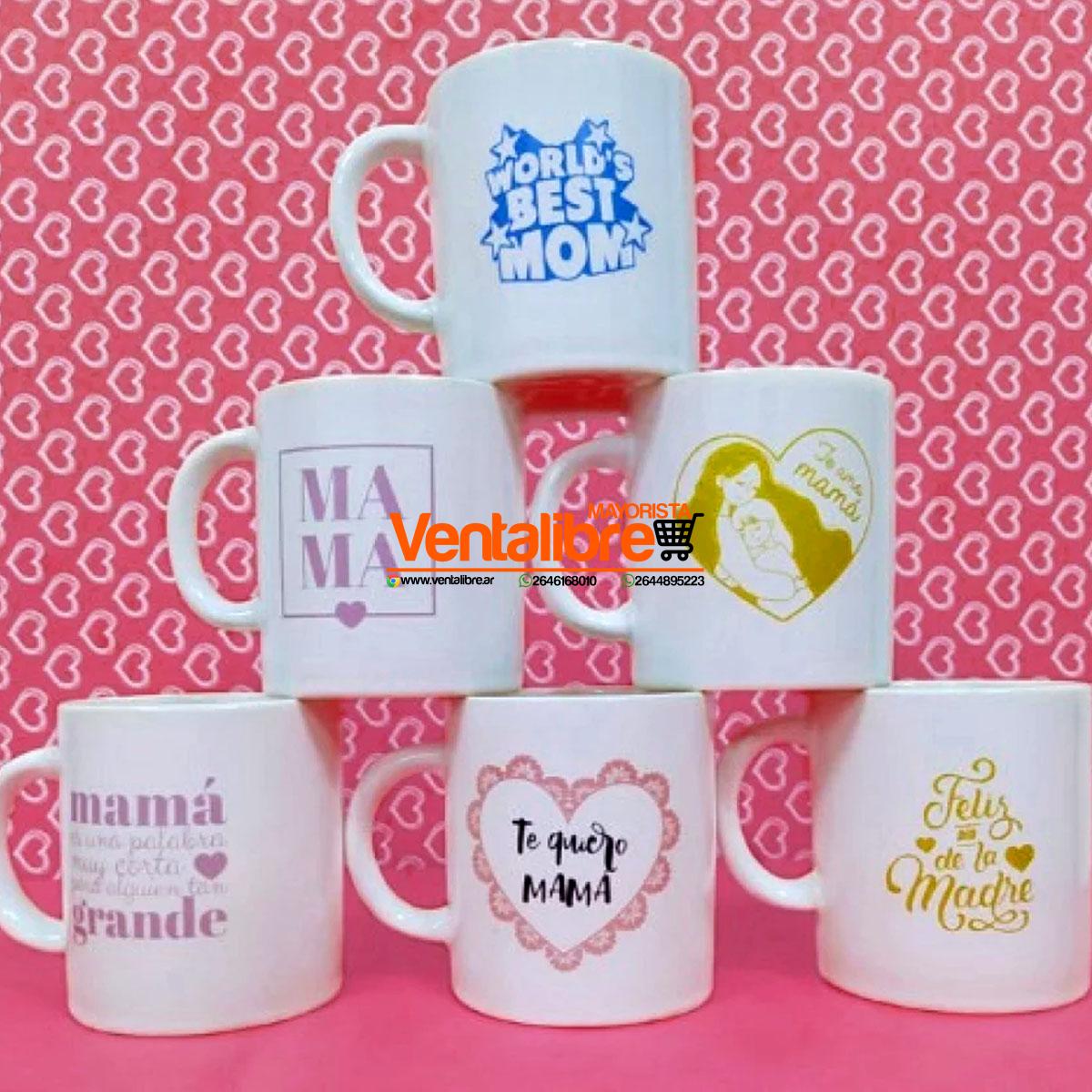 TAZA RECTA DE CERÁMICA PREMIUM DIA DE LA MADRE