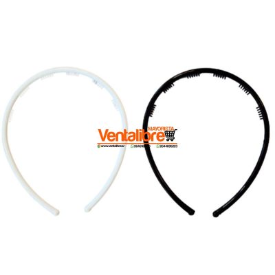 VINCHAS FINAS BLANCAS Y NEGRAS CON DIENTES AGARRE - Image 2