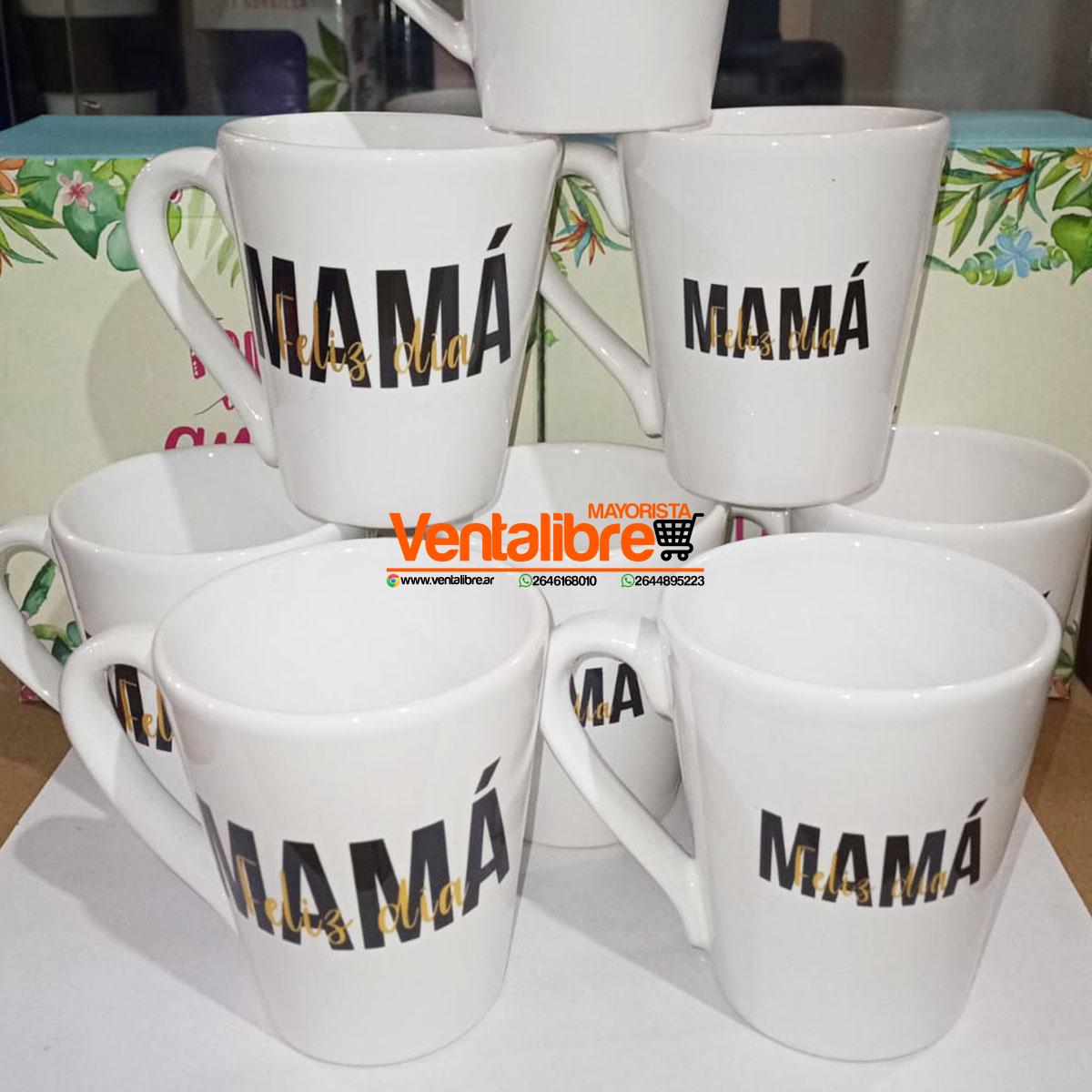 TAZA CÓNICA DE CERÁMICA PREMIUM DIA DE LA MADRE