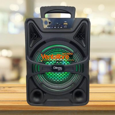 PARLANTE BLUETOOTH 8" TWEETER 600W PMPO RADIO LUCES RGB ENTRADA MICRO