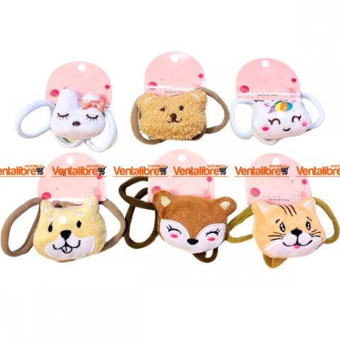 COLITA INFANTIL PELUCHE Y TOALLA DISEÑO ANIMALITOS X 2 UNI.