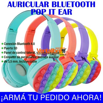 AURICULAR BLUETOOTH POP IT EAR