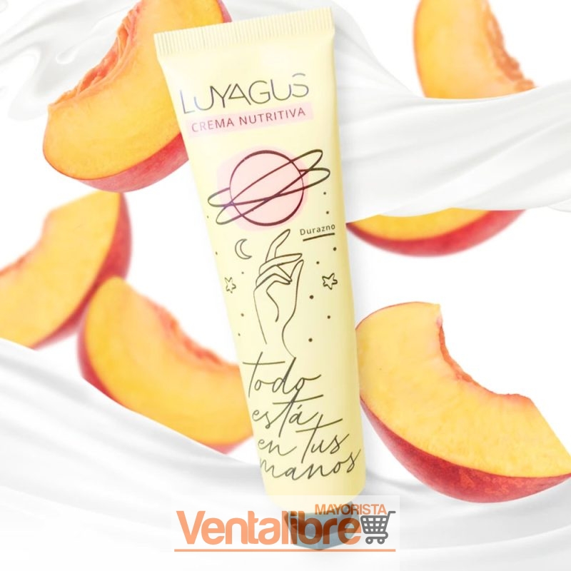 CREMA DE MANOS NUTRITIVA DE DURAZNO 30GS.