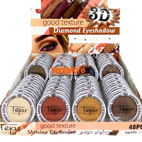 SOMBRA INDIVIDUAL EXTRA SHIMMER 12 TONOS BRILLANTES E INTENSOS