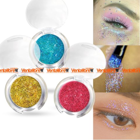 GLITTER MULTIUSO EN PALETA INDIVIDUAL X 4 GM. VARIOS COLORES