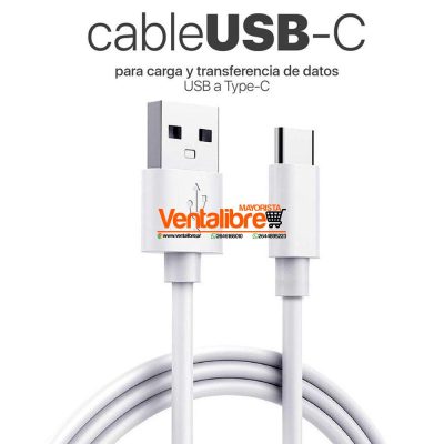 CABLE DE DATOS USB A TIPO C SIMIL ORIGINAL