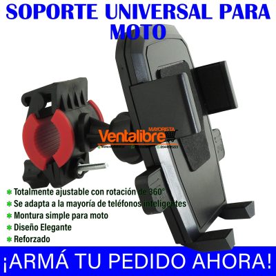 SOPORTE UNIVERSAL PARA MOTO