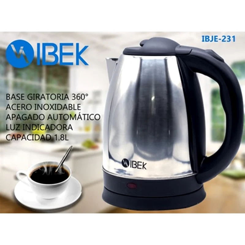 JARRA ELÉCTRICA IBEK 2 LTS. EN ACERO INOXIDABLE