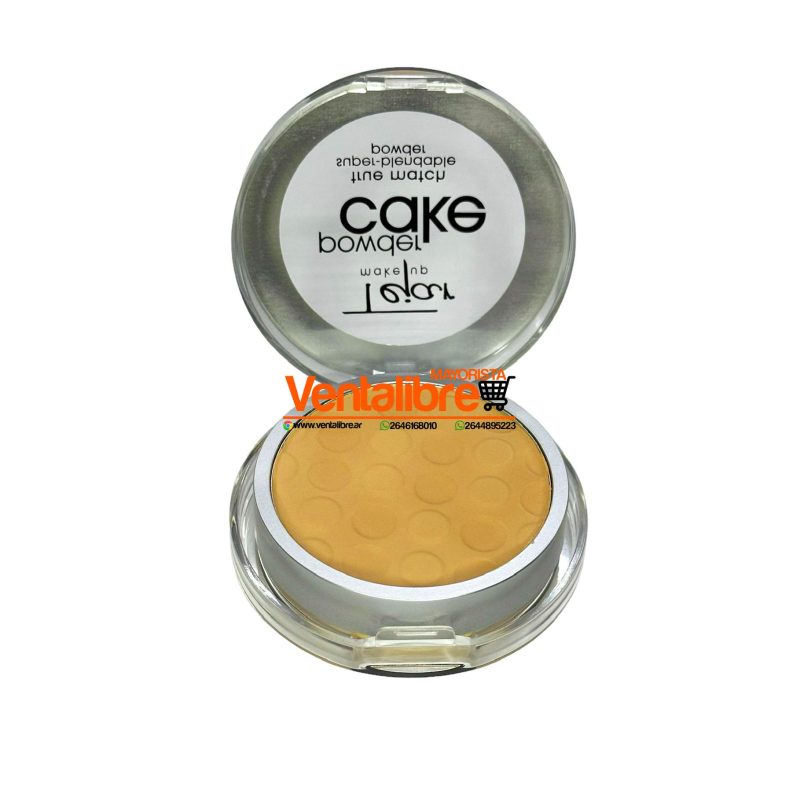 MAQUILLAJE EN POLVO COMPACTO CON ESPEJO Y CISNE 6 TONOS - Image 3