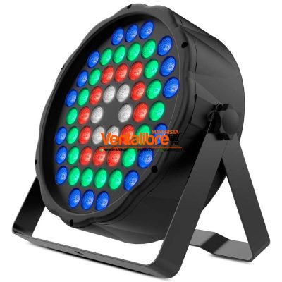 LUCES PROTON 54 LED PROFESIONAL TACHO RGB LUZ DJ