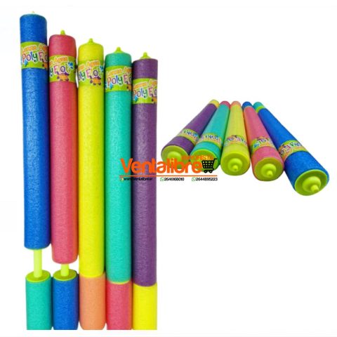 LANZA AGUA MEDIANO 40 CM. CON PICO VARIOS COLORES