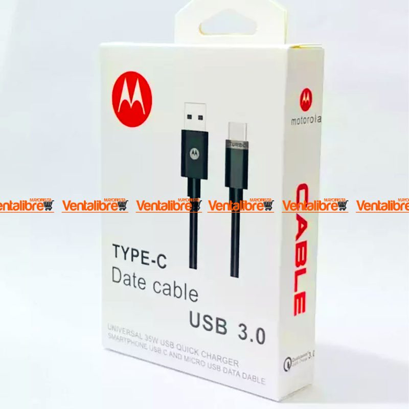 CABLE USB CARGA RÁPIDA TIPO C 3.0A