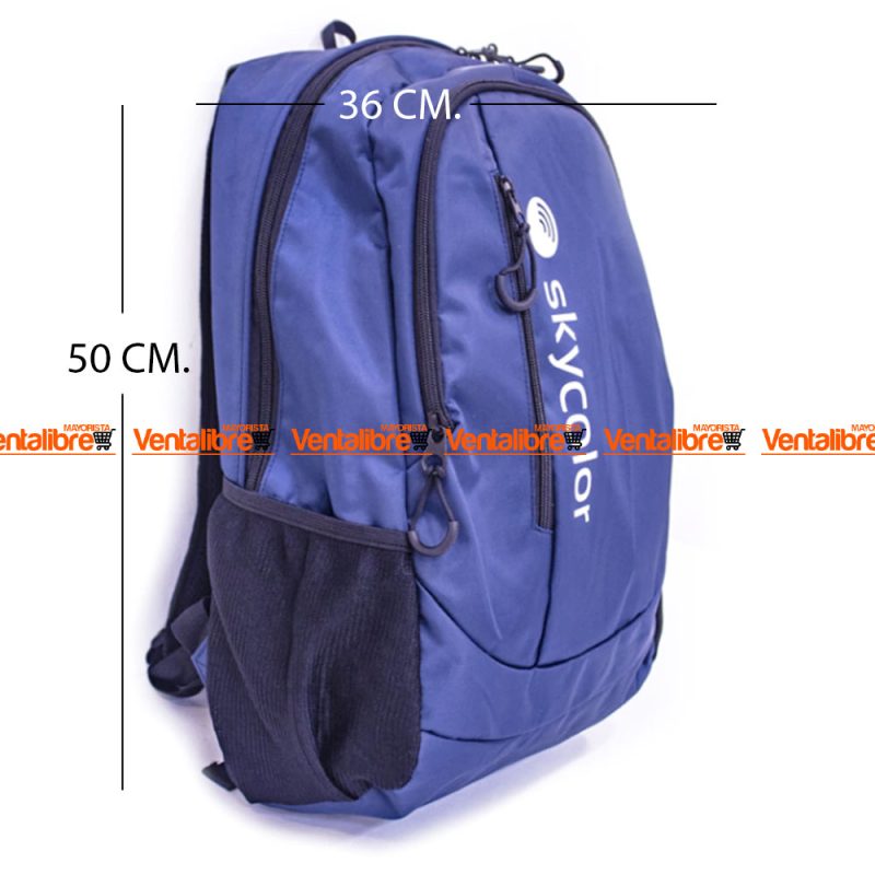 MOCHILA GRANDE IMPORTADA DE BRASIL DE 50*36*50 CM. AZUL - Imagen 2