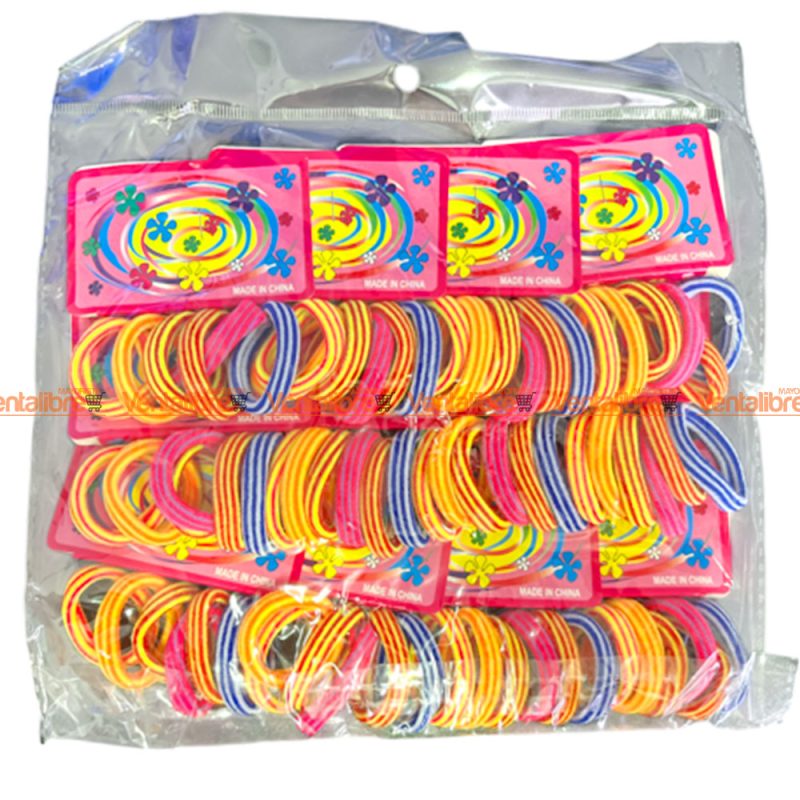 BLÍSTER DE COLITAS GRANDES PARA PELO X 6 UNI. COLORES SURTIDOS. - Imagen 2
