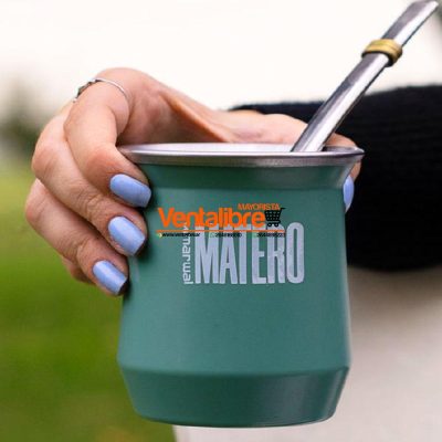 MATE PREMIUM TÉRMICO DE ACERO INOXIDABLE XL CON EMPAQUE DE REGALO