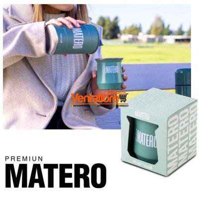 MATE PREMIUM TÉRMICO DE ACERO INOXIDABLE XL CON EMPAQUE DE REGALO - Image 2