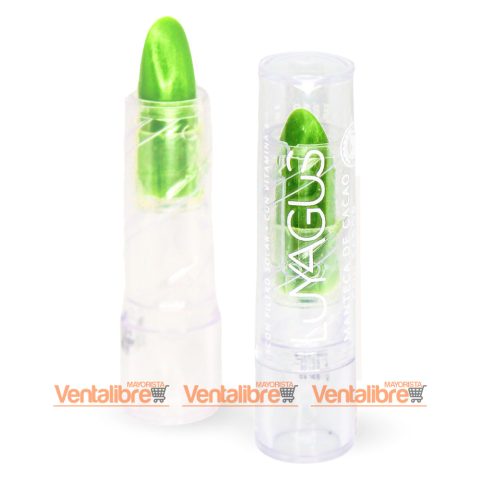 BÁLSAMO LABIAL CON SABOR A MENTA CON VITAMINA E X 4 GR.