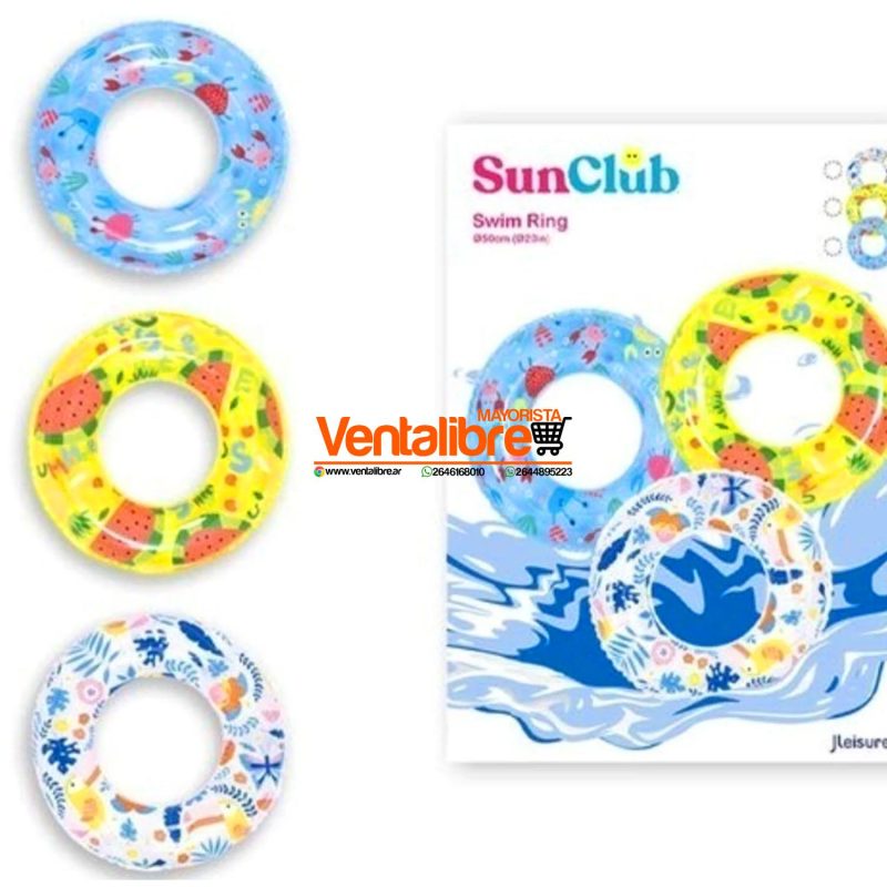 SALVAVIDAS INFANTILES ESTAMPADOS 50CM