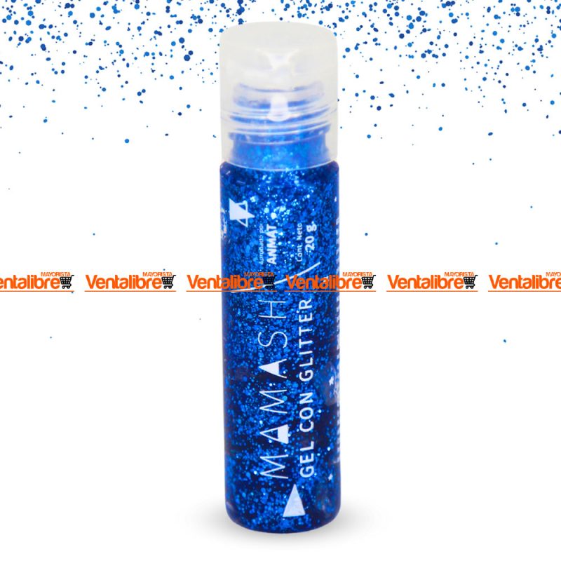 GEL CON GLITTER PARA CUERPO Y PELO X 20 GR. VARIOS COLORES - Imagen 2