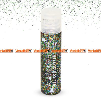 GEL CON GLITTER PARA CUERPO Y PELO X 20 GR. VARIOS COLORES - Image 4