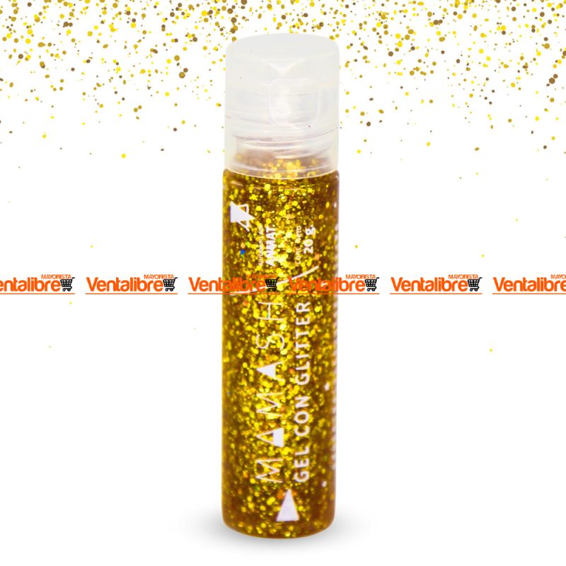 GEL CON GLITTER PARA CUERPO Y PELO X 20 GR. VARIOS COLORES - Imagen 5