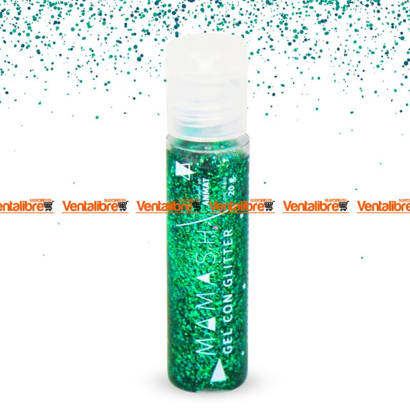 GEL CON GLITTER PARA CUERPO Y PELO X 20 GR. VARIOS COLORES - Imagen 10