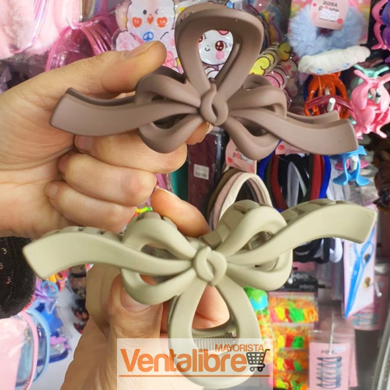 BROCHE COQUETTE GRANDE PARA CABELLO EXCELENTE CALIDAD 13 CM. - Imagen 2