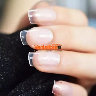 UÑAS POSTIZAS COLOR TRANSPARENTE CAJA X 100 UNI. - Image 2
