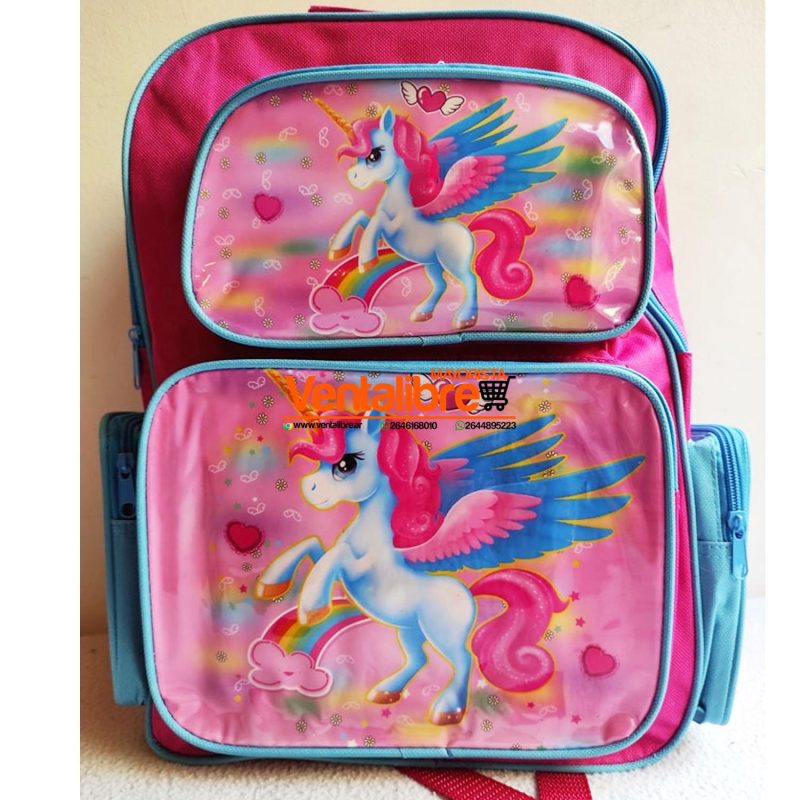 MOCHILAS INFANTILES CON DISEÑOS 16" 32CM x 42CM
