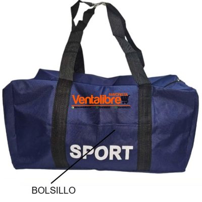 BOLSOS DE VIAJE 50CM X 25CM X 25CM 1 CIERRE VARIOS COLORES