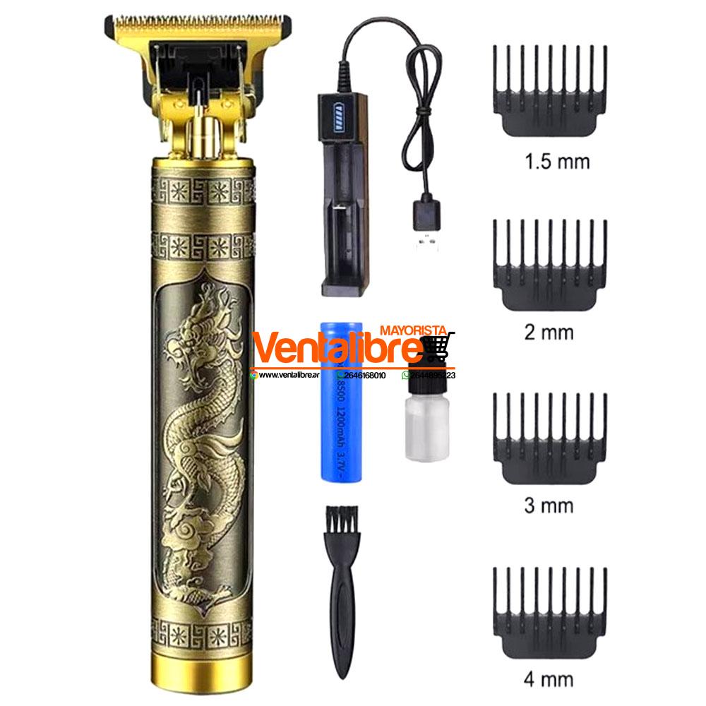 CORTA PELO PATILLERA PROFESIONAL DE METAL CON ACCESORIOS