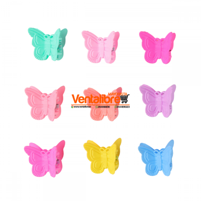 BROCHECITOS FORMA DE MARIPOSAS X 10 UNI. EXCELENTE CALIDAD - Image 2