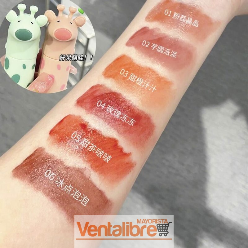 LABIAL LÍQUIDO HIDRATANTE JIRAFA DE BRILLO INTENSO & LARGA DURACIÓN - Imagen 2